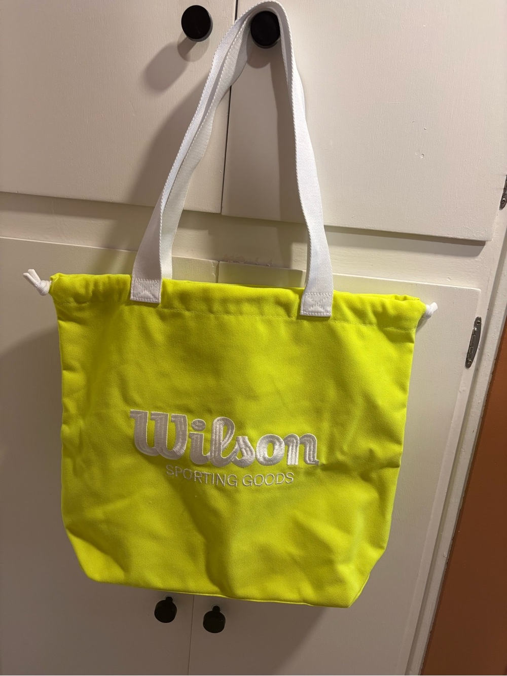 Wilson Do All Canvas Tote Bag in Tennis Yellow
